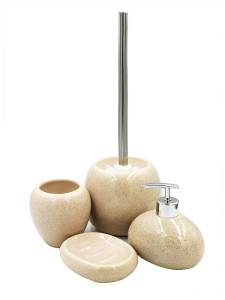 Набор аксессуаров для ванной Bath Plus Deserto W-CE2205AA-SET4 бежевый