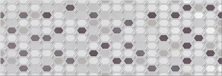 Декор Eletto Ceramica Malwiya 586942001 Grey Geometria 24.2x70