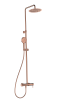Душевая стойка AQUAme AQM8011BC медь шлифованная