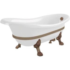 Ванна из искусственного камня Migliore Bella 26989 170x80 бронза