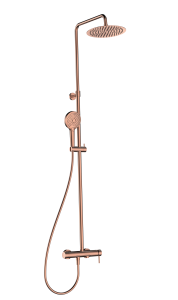 Душевая стойка AQUAme AQM8011BC медь шлифованная