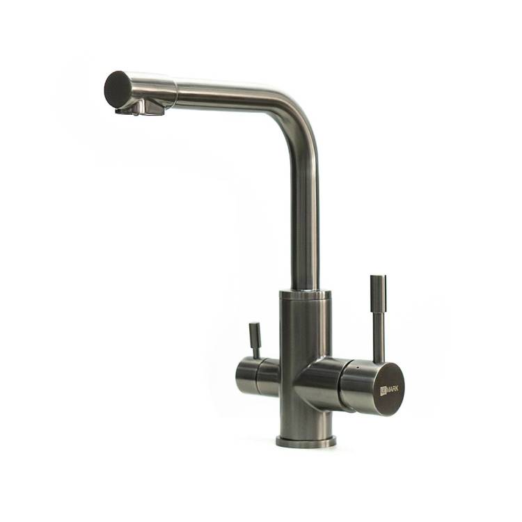 Смеситель для кухни Lemark Expert LM5061GMN с подключением к фильтру с питьевой водой Графит