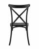 Стул Stool Group Кроссбэк Y030 black пластиковый, черный фото 4