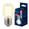 Лампа светодиодная Uniel E27 4W 3000K прозрачная LED-G45-4W/3000K/E27/CL GLY01TR фото 4