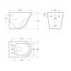 Унитаз подвесной Belbagno Sfera-TR BB046CH-TOR/BB2111SC белый фото 3