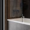 Шторка на ванну Maretti Marta MA41F7014099-560 профиль черный, стекло прозрачное, 70x140 см фото 9