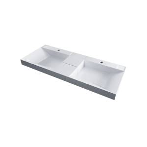 Раковина Andrea Sozvezdie 4680028070450 120 см, двойная, белая