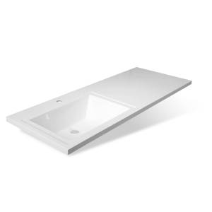 Раковина Эстет Даллас ФР-00014930 левая, 120 см, белая матовая