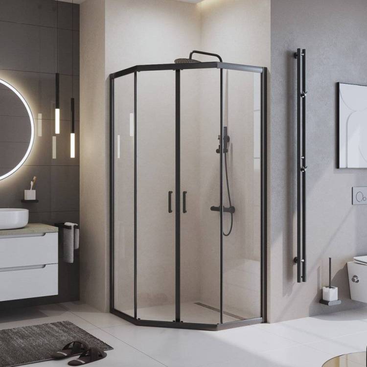 Душевой уголок BelBagno Uno 195 P-2-100-C-Cr