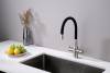 Смеситель для кухни Paulmark Salix Sa213419-BS с гибким изливом, брашированная сталь фото 7