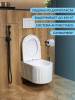 Унитаз подвесной Watersense Paula Vortex W00087 безободковый, сиденье микролифт фото 2