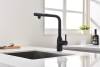 Смеситель для кухни Paulmark Viper Vi213105-AN с выдвижным изливом, антрацит фото 7