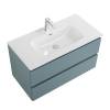 Тумба с раковиной BelBagno Kraft 90 Голубой матовый, раковина BB900ETL фото 3