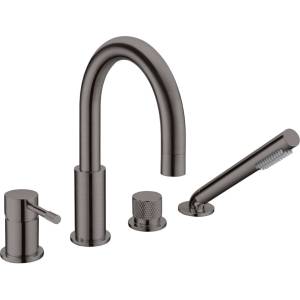 Смеситель для ванны Boheme Uno 460-GM Gun Metal