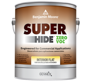 Краска Benjamin Moore Super Hide Zero Voc Interior Flat 355 3.785 л