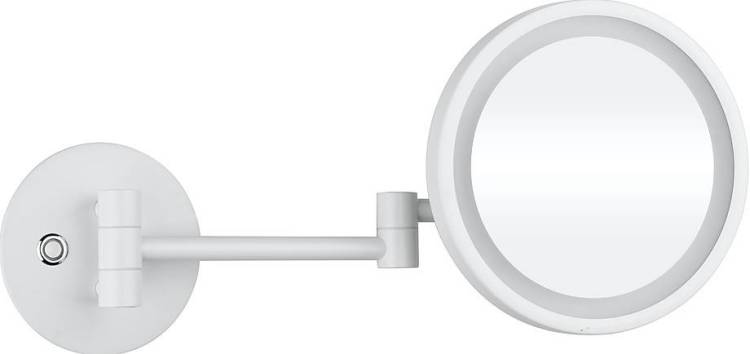 Косметическое зеркало Bemeta White 112101144 с подсветкой белое