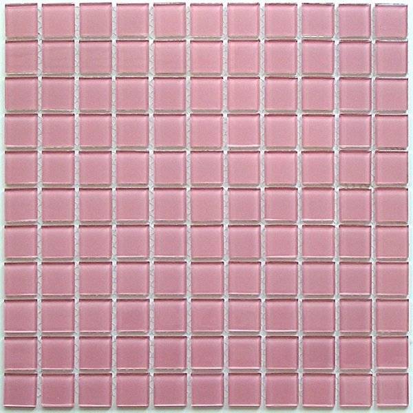 Мозаика Bonaparte Pink glass (2.5x2.5) 30x30