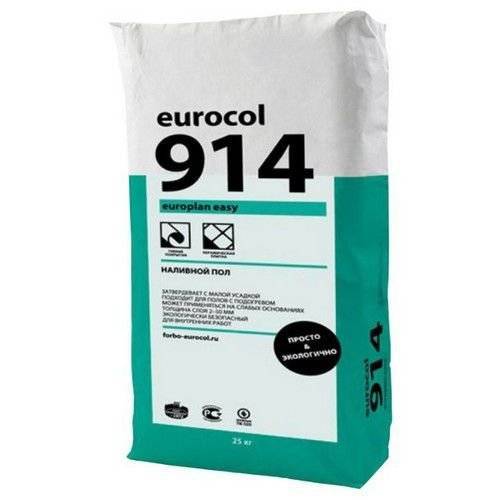 Наливной пол Forbo Eurocol 914 Europlan Easy (25 кг)
