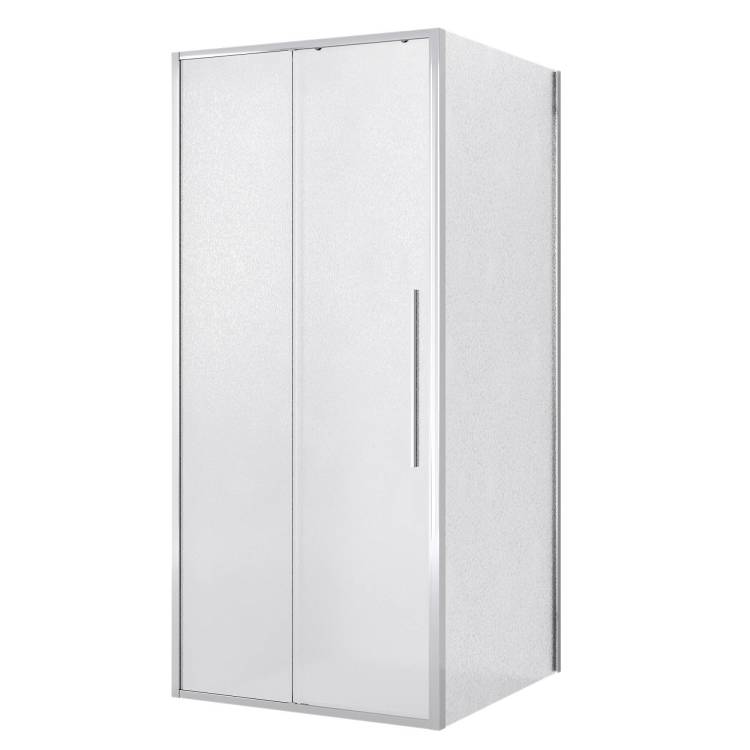 Душевой уголок Niagara Nova NG-65-9CH-CH90-34 профиль хром, стекло шиншилла, 90x90x195