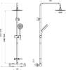 Душевая стойка BelBagno Nova NOV-VSC-T-IN фото 3