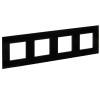 Рамка 4-постовая IEK Skandy SK-M42-G-K02 черный