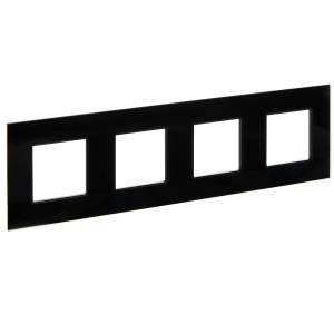 Рамка 4-постовая IEK Skandy SK-M42-G-K02 черный