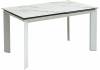 Стол Woodville Cremona 518858 KL-188 контрастный мрамор матовый/белый 180(240)x95x76