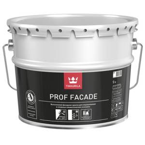 TIKKURILA PROF FACADE краска фасадная всесезонная, органоразбавляемая, база C (9л)