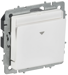 Выключатель карточный IEK Brite BR-V11-0-10-K91 арктический белый