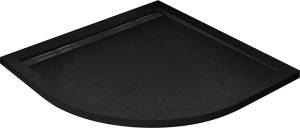 Поддон для душа Cezares TRAY-AS-R-90-30-NERO 90x90, с сифоном, черный матовый