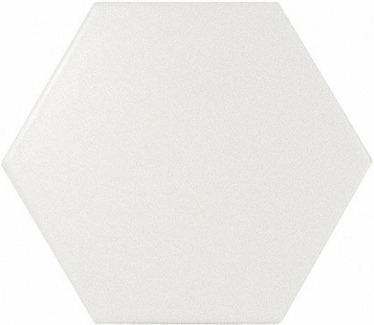 Керамическая плитка EQUIPE Scale 21767 Hexagon White Matt 10.7x12.4