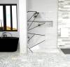 Душевая перегородка Cerutti Spa PICK T120 профиль хром, стекло матовое, 120x120x190 фото 2