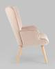 Кресло Stool Group Хью QH-8901K HLR-5 бежевый, велюр фото 5
