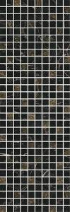 Декор Kerama Marazzi Астория MM12111 черный мозаичный 25x75 Декор Kerama Marazzi Астория MM12111 черный мозаичный 25x75
