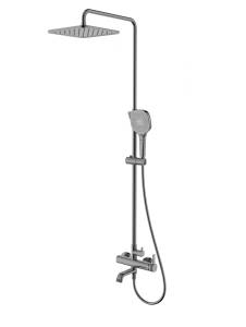 Душевая стойка Wonzon & Woghand Tetra WW-841214-BGM темный графит