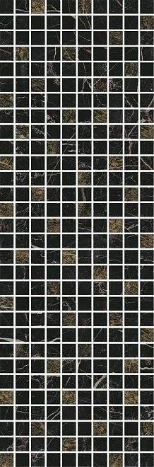 Декор Kerama Marazzi Астория MM12111 черный мозаичный 25x75
