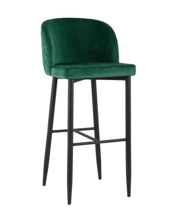 Стул барный Stool Group Оскар MC11B VELVET HLR-56 DUAL изумрудный