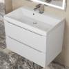 Раковина Uperwood Classic 291020336 белая глянцевая, 70x45 фото 5