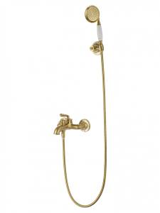 Смеситель для ванны Wonzon & Woghand WW-88639008-BG с душем, брашированное золото