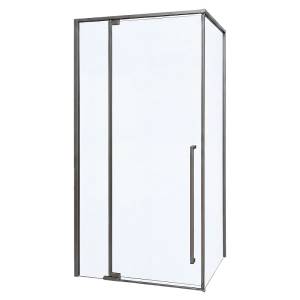 Душевой уголок Azario Male AZ-J50-90-MGR-CL профиль графит матовый, стекло прозрачное, 90x90x195