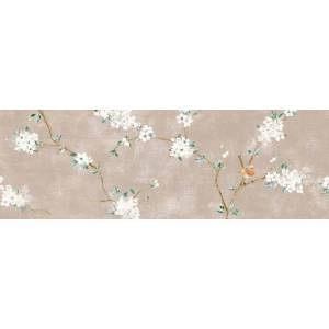 Керамогранит Ragno Mixed RA2C Decoro Fiore Di Pesco Rosa Touch B Rett 40x120