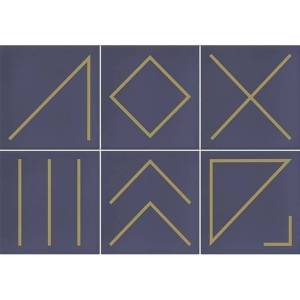 Декор Vives Hanami Nagano Indigo 23x33.5