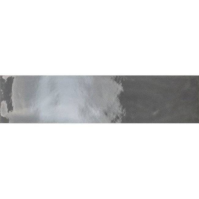 Керамогранит Fioranese Fio. Glossy Brick GB733TR Grey 7.3x30