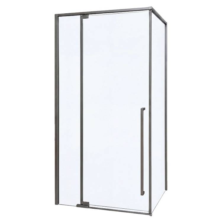 Душевой уголок Azario Male AZ-J50-90-MGR-CL профиль графит матовый, стекло прозрачное, 90x90x195