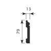 Плинтус Cosca Decor PX002 200x1.3x7.9 фото 2