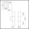 Настенный светильник Odeon Light Hightech Bazel 4281/2WA фото 2
