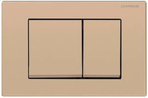 Кнопка смыва CHARUS Minimalista FP.310.51.01 двойной смыв, матовый песок