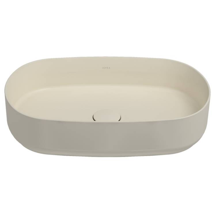 Раковина Isvea Infinity 10NF65055SV-2K слоновая кость матовый, 55x36