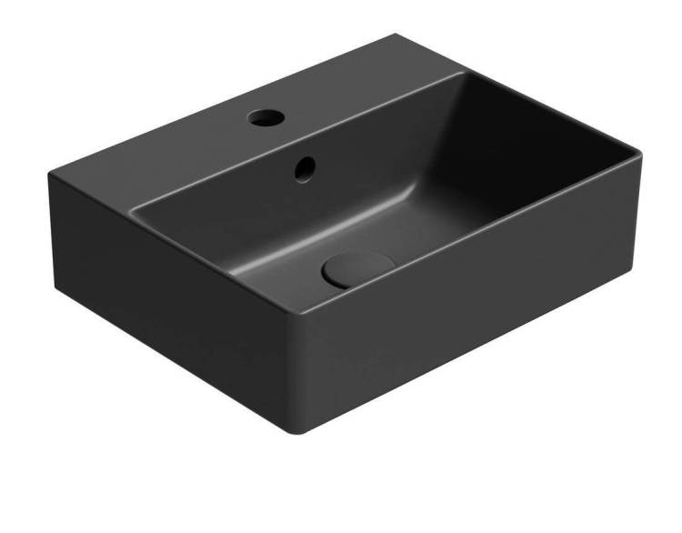 Раковина GSI Kube X 9485126 черный матовый, 45x35