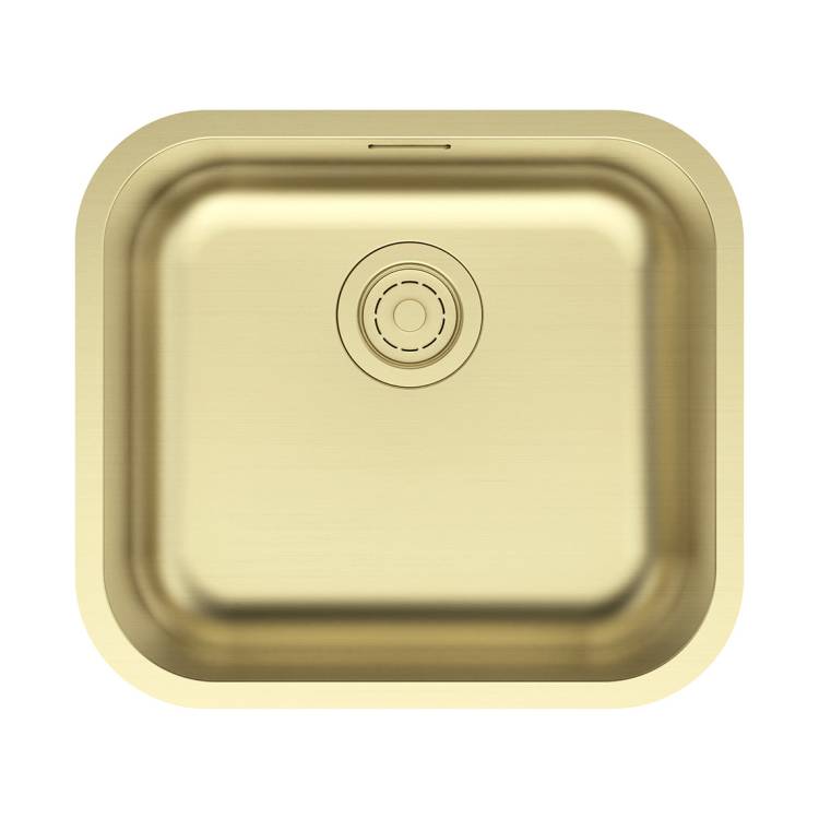 Мойка кухонная Paulmark Vello 48 Uni VE48-LG Светлое Золото, 48x44